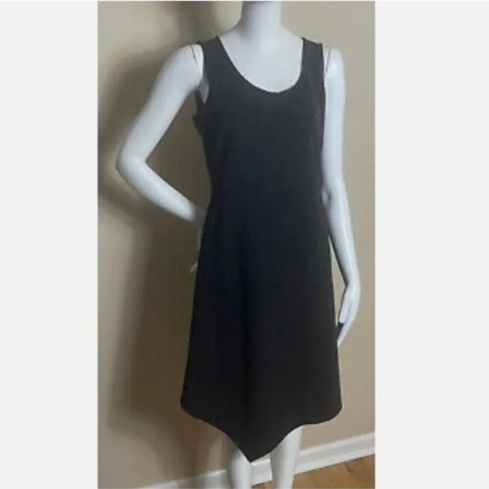 NWOT White House Black Market Asymmetrical Hem Stretch Shimmer Dress - Picture 8 of 9